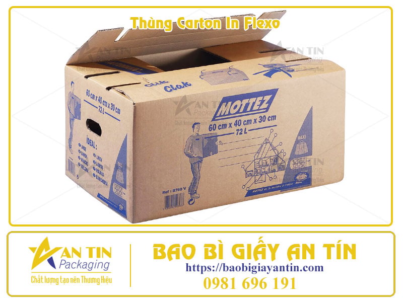 In Flexo Thùng Carton Công Nghệ In Quốc Dân Cho Sản Xuất Bao Bì Số Lượng Lớn