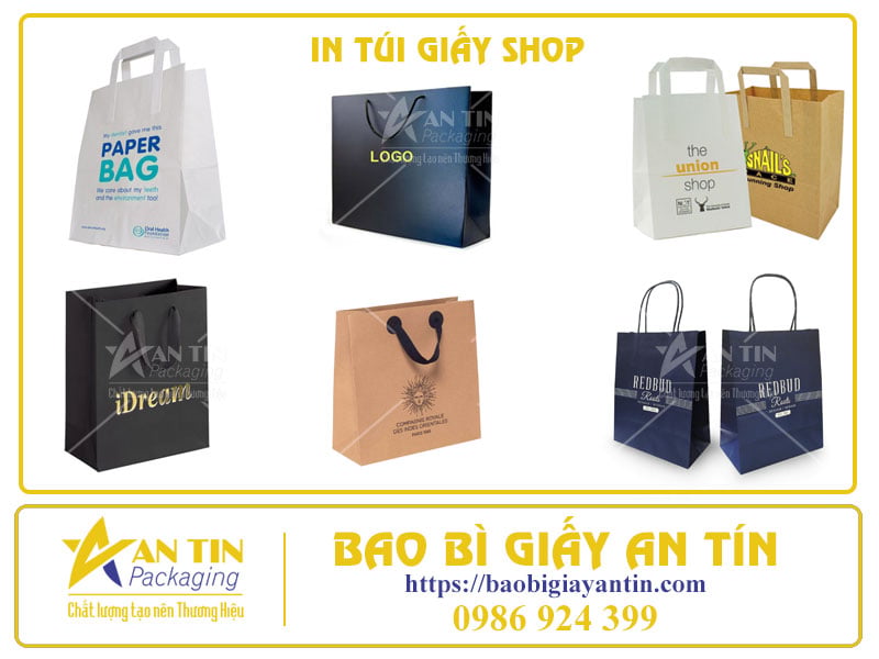 BÁO GIÁ IN TÚI GIẤY SHOP THEO TỪNG NGÀNH HÀNG CỤ THỂ