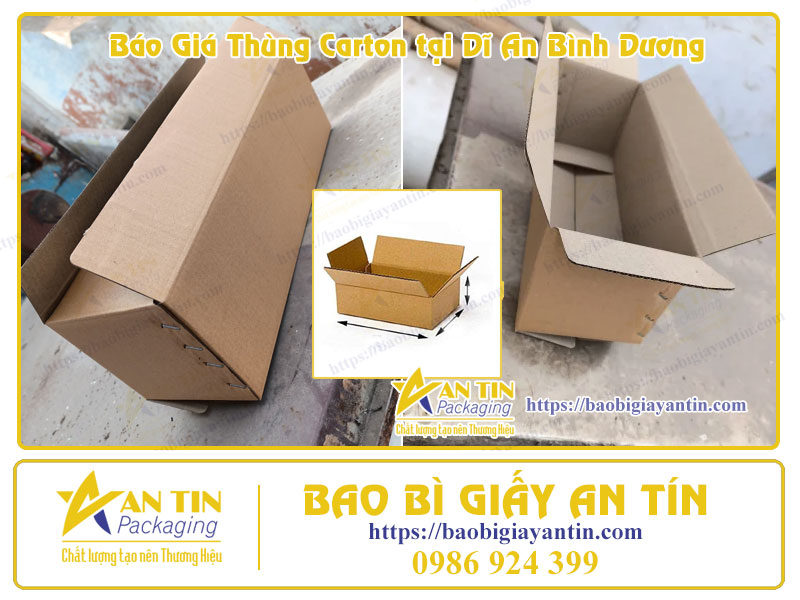 Báo Giá Thùng Carton tại Dĩ An Bình Dương