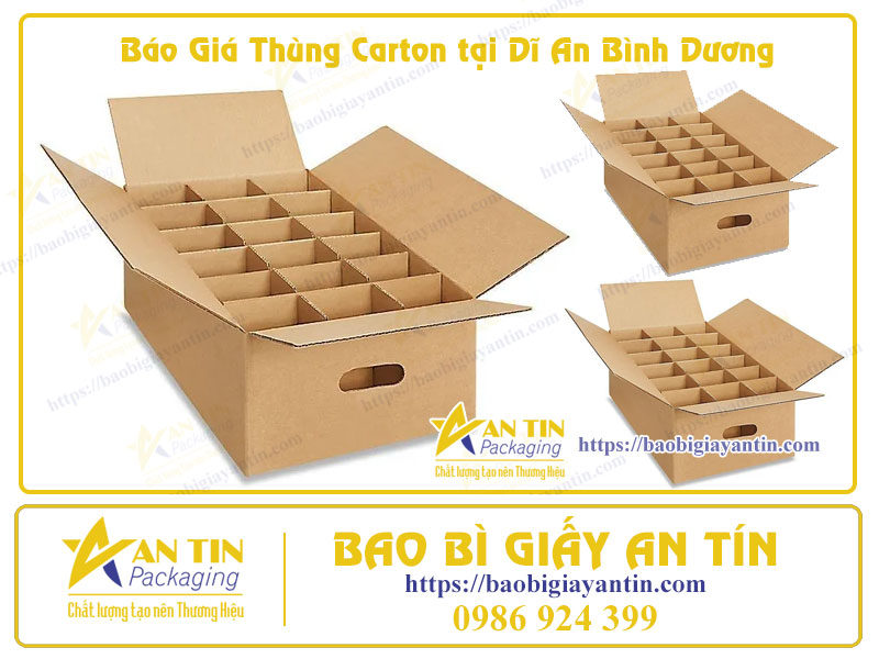 Báo Giá Thùng Carton tại Dĩ An Bình Dương
