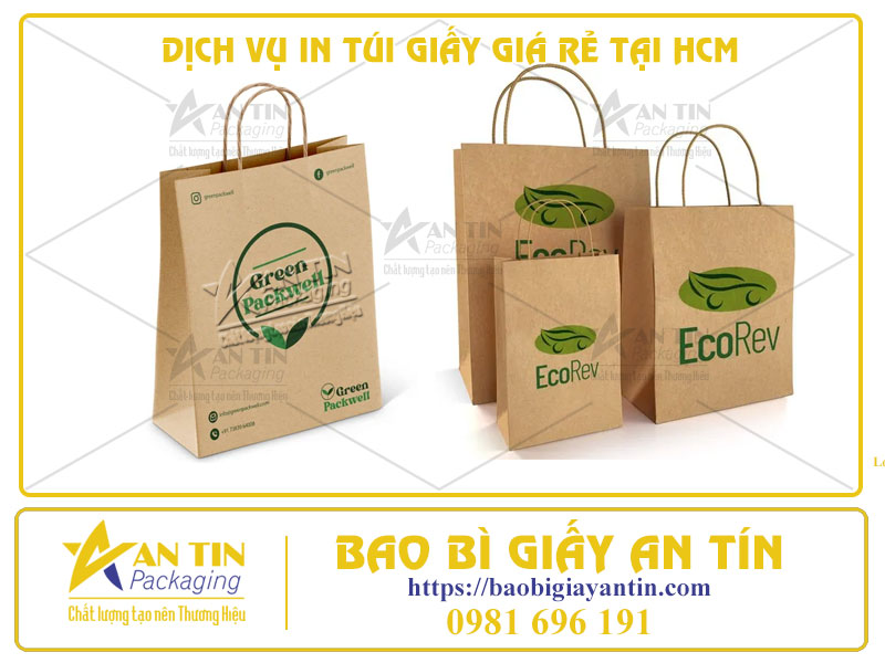 Chất Lượng Và Tiết Kiệm Cùng Dịch Vụ In Túi Giấy Giá Rẻ Tại Hcm