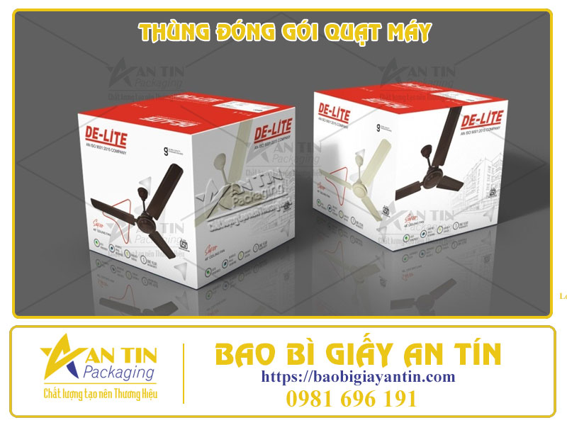 Dịch Vụ Sản Xuất Và In Ấn Thùng Đóng Gói Quạt Máy - Uy Tín Và Chất Lượng