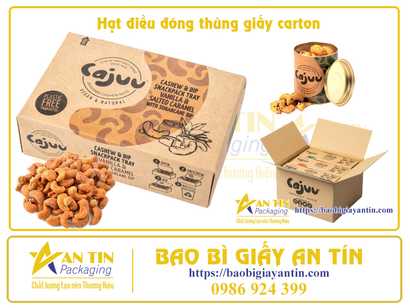 VÌ SAO HẠT ĐIỀU ĐÓNG THÙNG GIẤY LÀ LỰA CHỌN ĐÓNG GÓI TỐI ƯU NHẤT