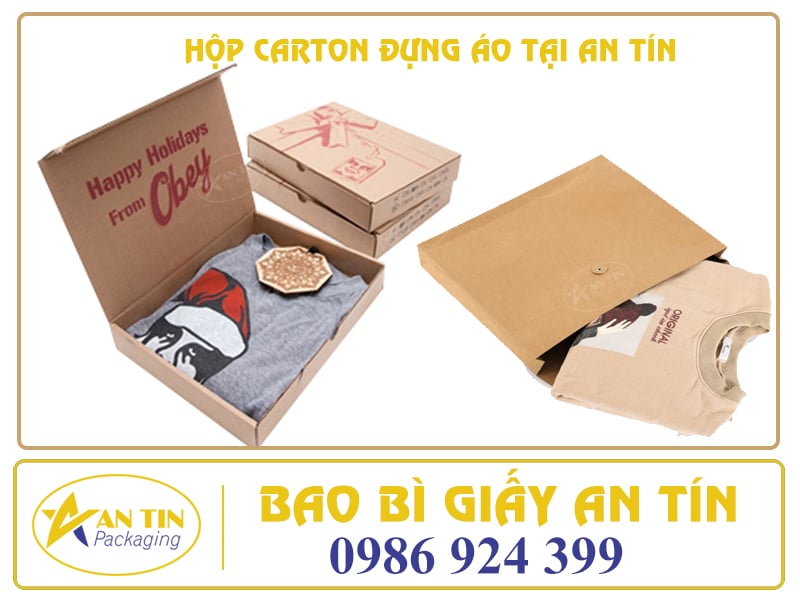 NÂNG GIÁ TRỊ SẢN PHẨM VỚI HỘP CARTON ĐỰNG ÁO AN TÍN