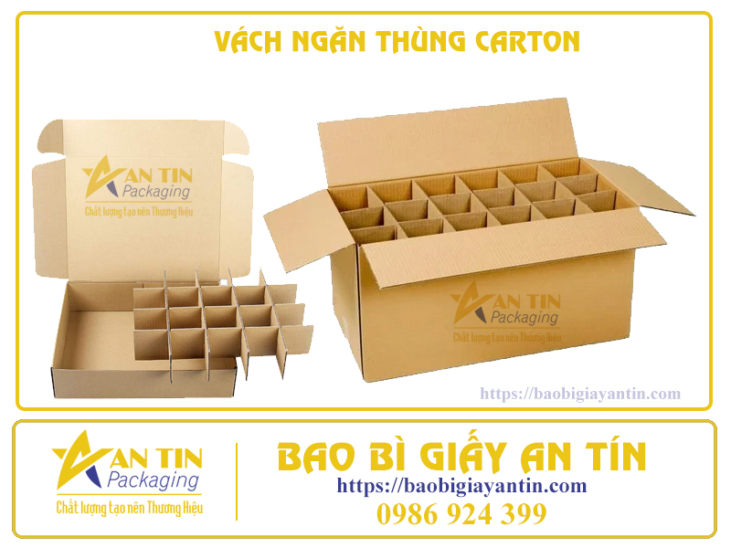 PHÂN LOẠI VÁCH NGĂN THÙNG CARTON THEO 2 TIÊU CHÍ PHỔ BIẾN