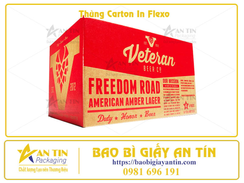 In Flexo Thùng Carton Công Nghệ In Quốc Dân Cho Sản Xuất Bao Bì Số Lượng Lớn