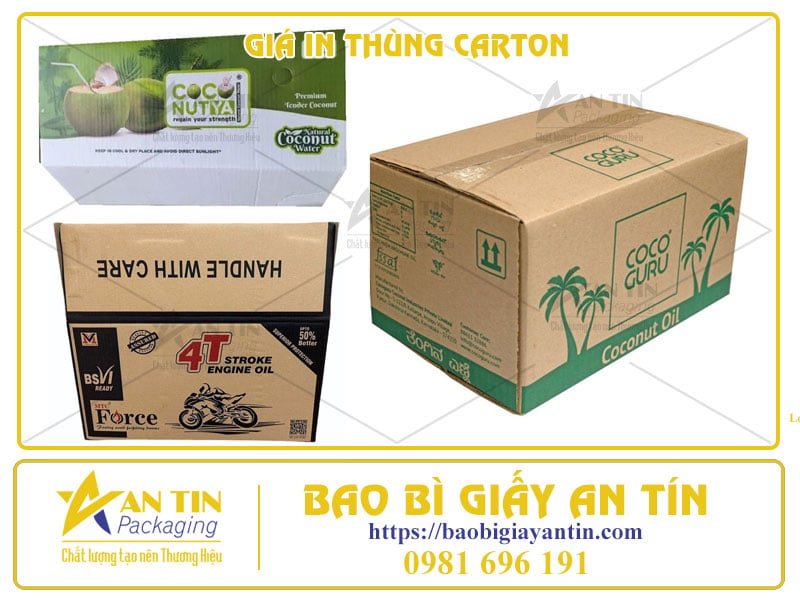 In Thùng Carton Theo Yêu Cầu – Giá Cả Phải Chăng, Chất Lượng Tuyệt Vời