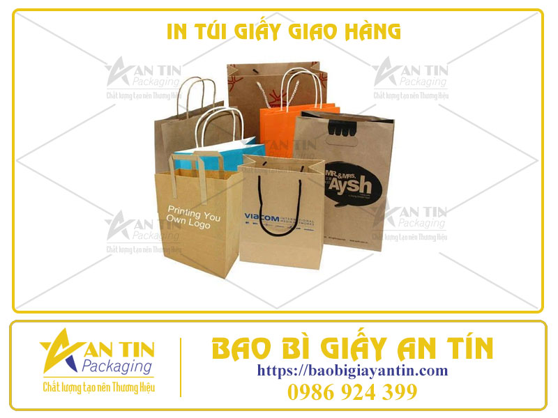 IN TÚI GIẤY GIAO HÀNG – CHÌA KHÓA THÀNH CÔNG TRONG VẬN CHUYỂN GIAO NHẬN