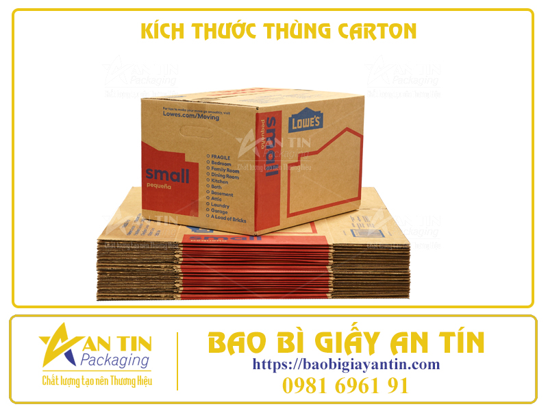 KÍCH THƯỚC THÙNG CARTON HƯỚNG DẪN XÁC ĐỊNH KÍCH THƯỚC PHÙ HỢP