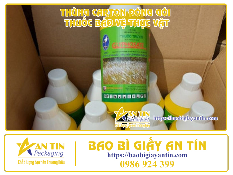 LỰA CHỌN HÀNG ĐẦU: THÙNG CARTON CHUYÊN DỤNG ĐÓNG GÓI THUỐC BẢO VỆ THỰC VẬT