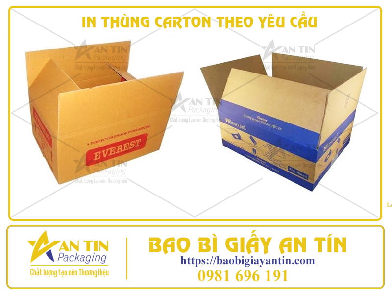 Tại sao nên in thùng carton theo yêu cầu