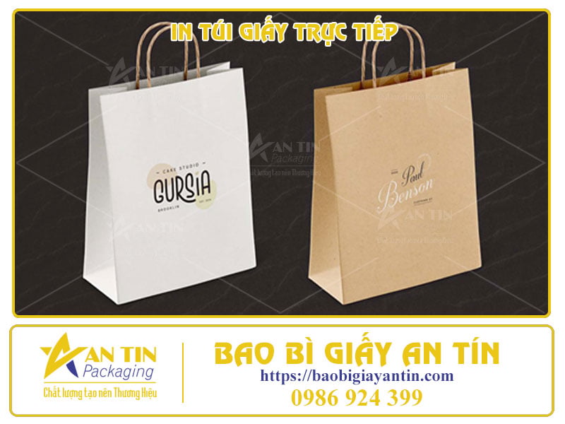 So Sánh Ưu Và Nhược Điểm Giữa In Túi Giấy Dán Decal Và In Túi Giấy Trực Tiếp