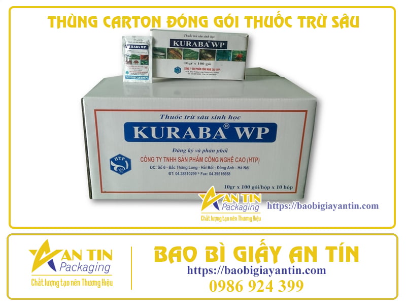 SỰ LỰA CHỌN THÔNG THÁI: THÙNG CARTON ƯU VIỆT CHO VIỆC ĐÓNG GÓI THUỐC TRỪ SÂU