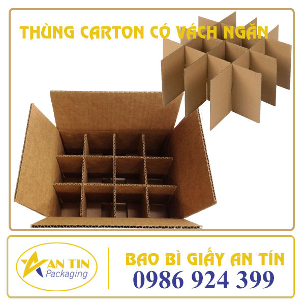 THÙNG CARTON CÓ VÁCH NGĂN