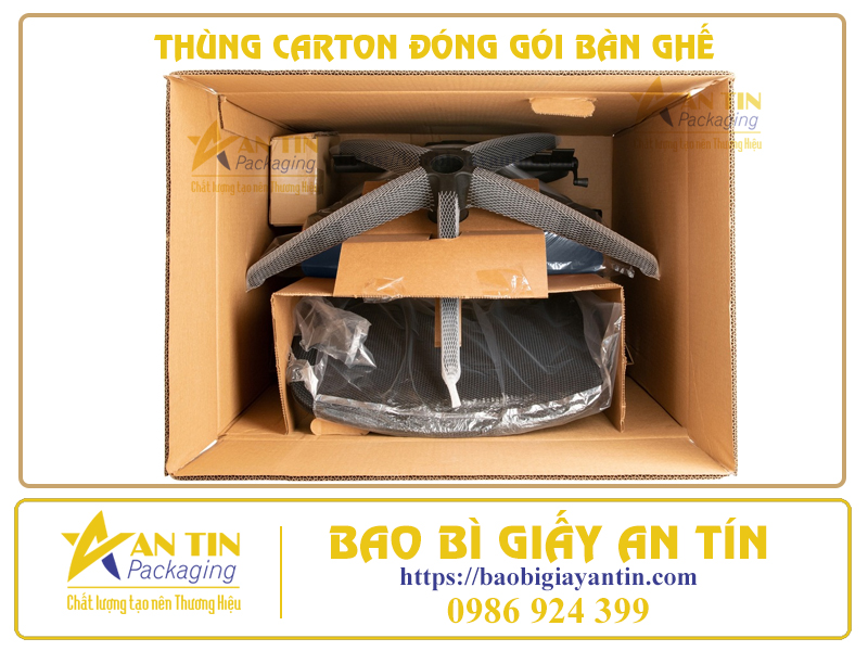 ĐẶC ĐIỂM THÙNG CARTON ĐÓNG GÓI HÀNG NỘI THẤT – BÀN GHẾ