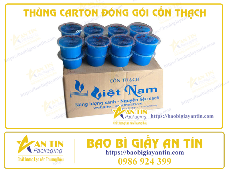 THÙNG CARTON ĐÓNG GÓI CỒN THẠCH THIẾT KẾ RIÊNG – ĐÁP ỨNG MỌI YÊU CẦU ĐÓNG GÓI
