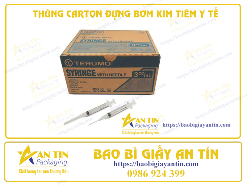 THÙNG CARTON – GIẢI PHÁP TIN CẬY ĐỂ ĐỰNG BƠM KIM TIÊM Y TẾ
