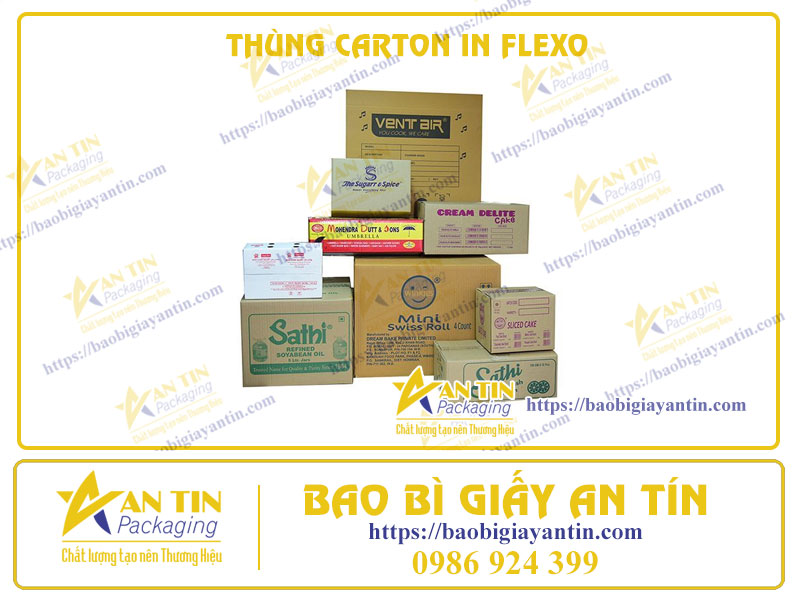 THÙNG CARTON IN FLEXO: LỰA CHỌN CHUYÊN NGHIỆP VÀ TIẾT KIỆM CHI PHÍ TỪ BAO BÌ AN TÍN