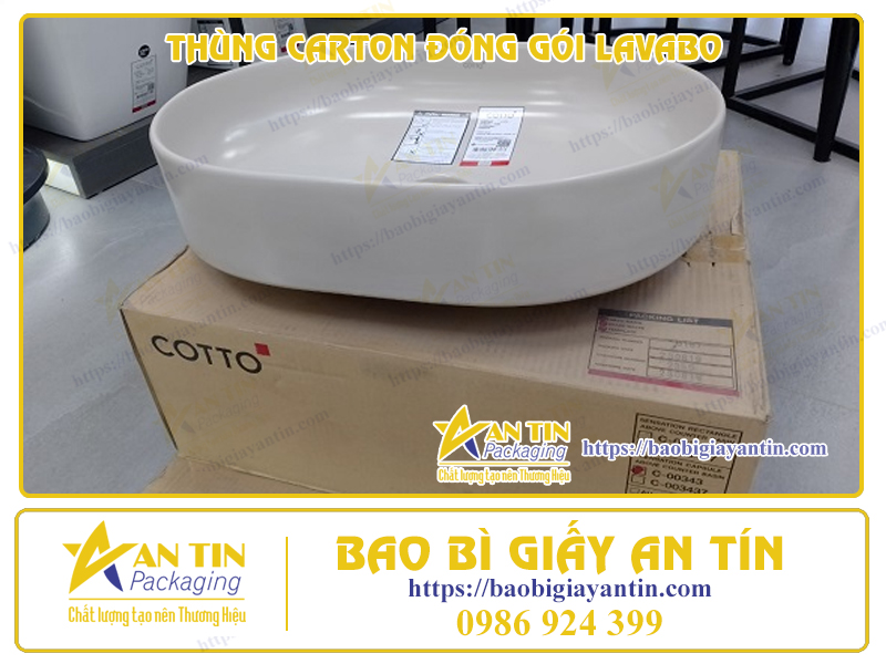 THÙNG CARTON LAVABO CHUYÊN DỤNG GIÚP TỐI ƯU HÓA QUY TRÌNH ĐÓNG GÓI – VẬN CHUYỂN
