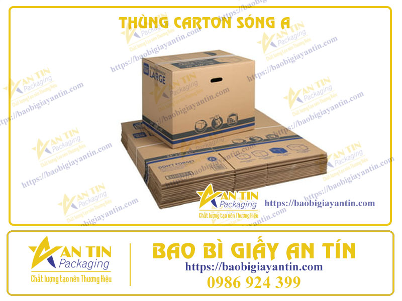 Thùng Carton Sóng A Chịu Lực Tốt - Chuyên Đóng Gói Hàng Nặng Và Xuất Khẩu