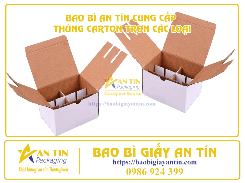 BAO BÌ AN TÍN CUNG CẤP THÙNG CARTON TRƠN CÁC LOẠI