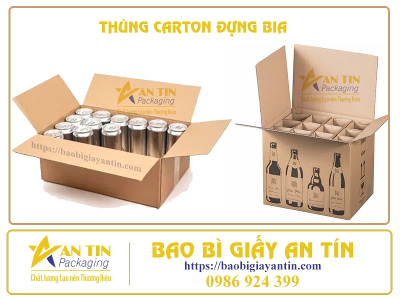 THÙNG CARTON ĐỰNG BIA