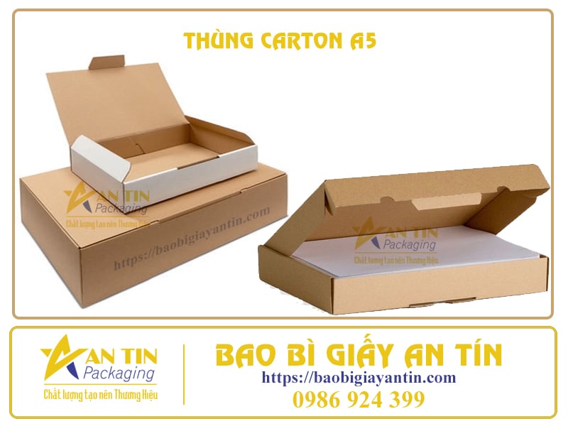 BẬT MÍ QUY TRÌNH IN THÙNG CARTON A5 ĐÓNG GÓI HÀNG HÓA