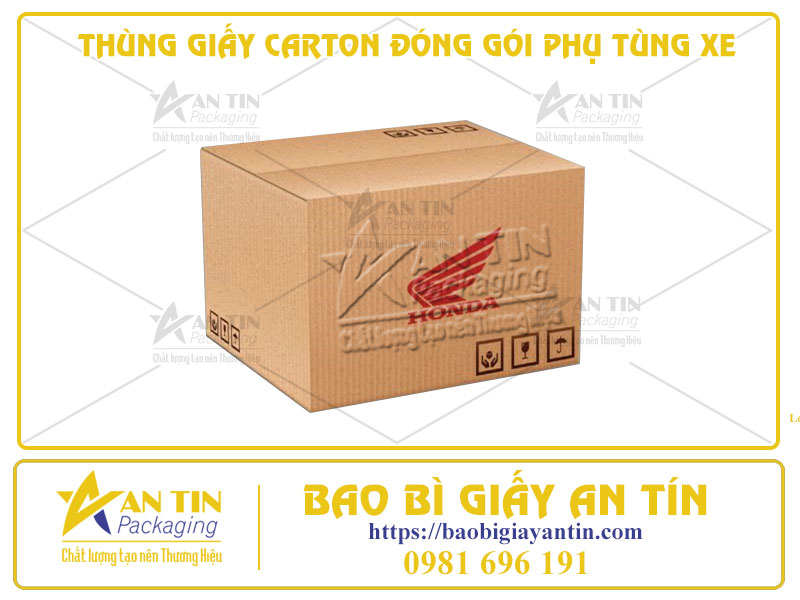 THÙNG GIẤY CARTON CHUYÊN NGHIỆP ĐÓNG GÓI PHỤ TÙNG XE