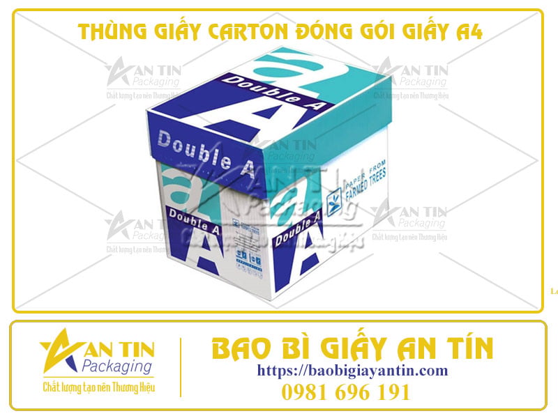Thùng Giấy Carton Đóng Gói Giấy A4 - Bảo Vệ Sản Phẩm, Gìn Giữ Chất Lượng