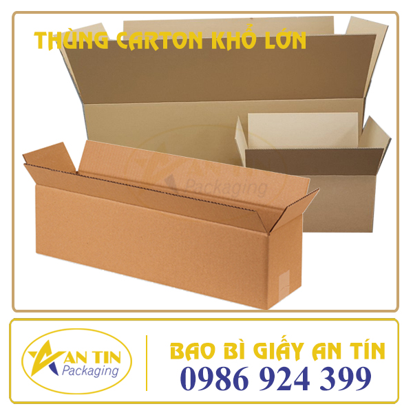 THÙNG GIẤY CARTON KHỔ LỚN