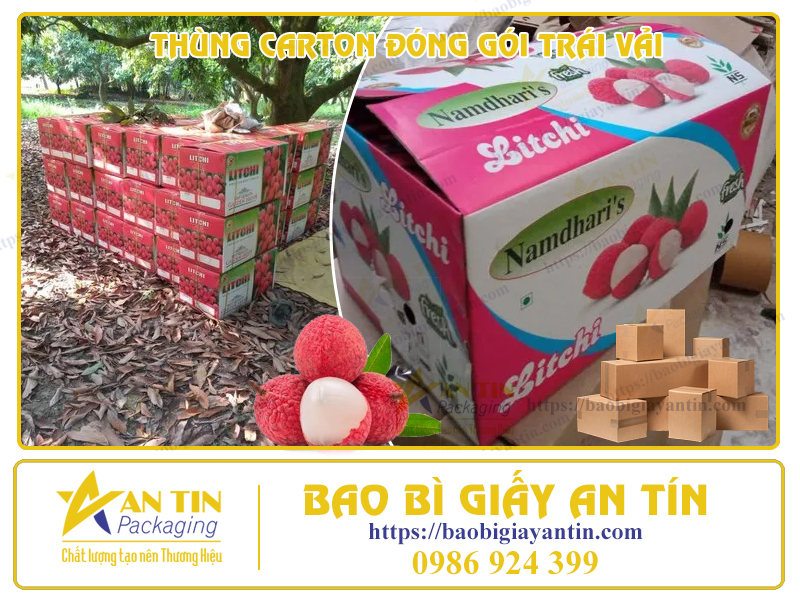 KHÁM PHÁ SỰ TIỆN ÍCH VƯỢT TRỘI CỦA THÙNG CARTON ĐÓNG GÓI TRÁI VẢI: BẢO VỆ VÀ GIỮ TƯƠI NGON SẢN PHẨM CỦA BẠN