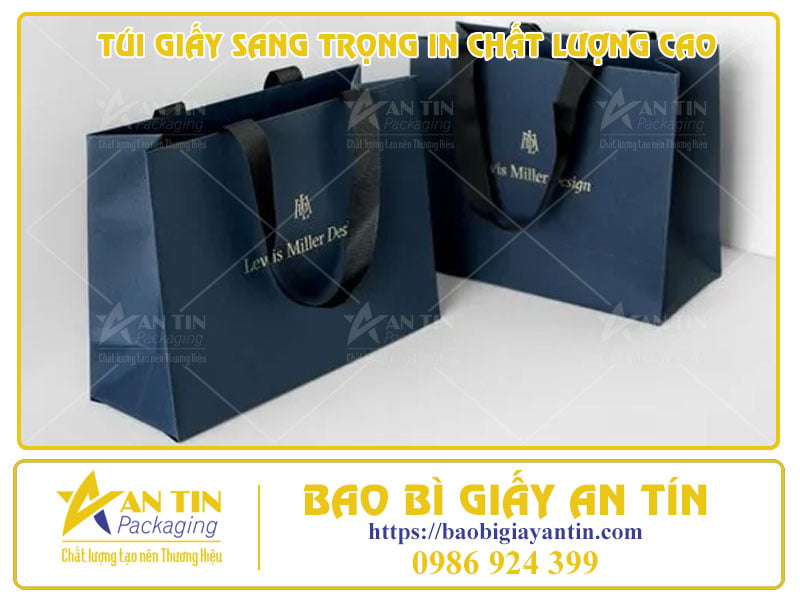 Túi Giấy Sang Trọng In Chất Lượng Cao - Sự Lựa Chọn Tinh Tế