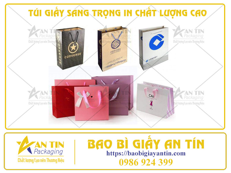 TÚI GIẤY SANG TRỌNG IN CHẤT LƯỢNG CAO – SỰ LỰA CHỌN TINH TẾ